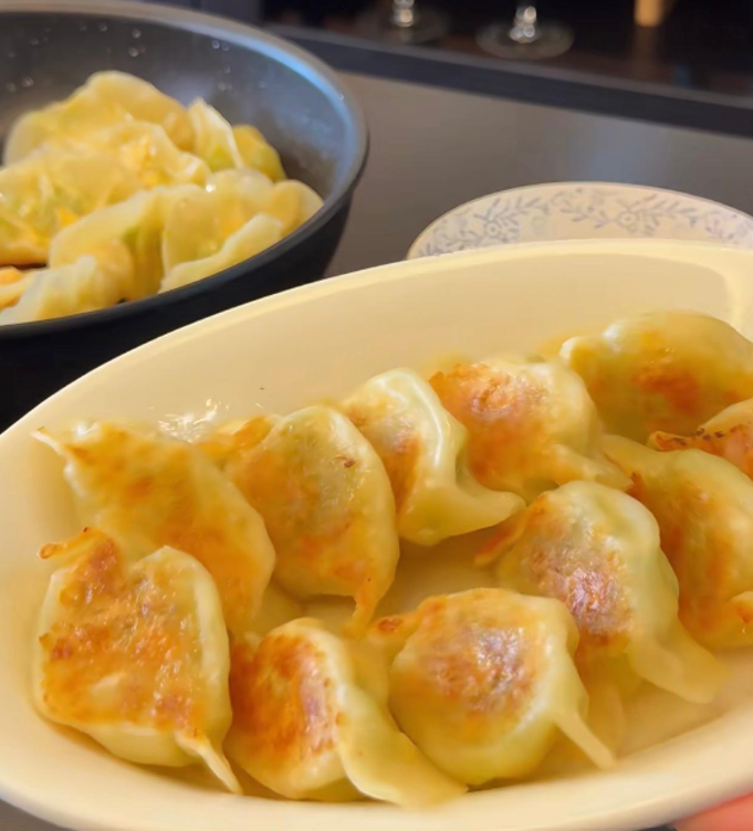 Freshly cooked handmade dumplings ready to be shared